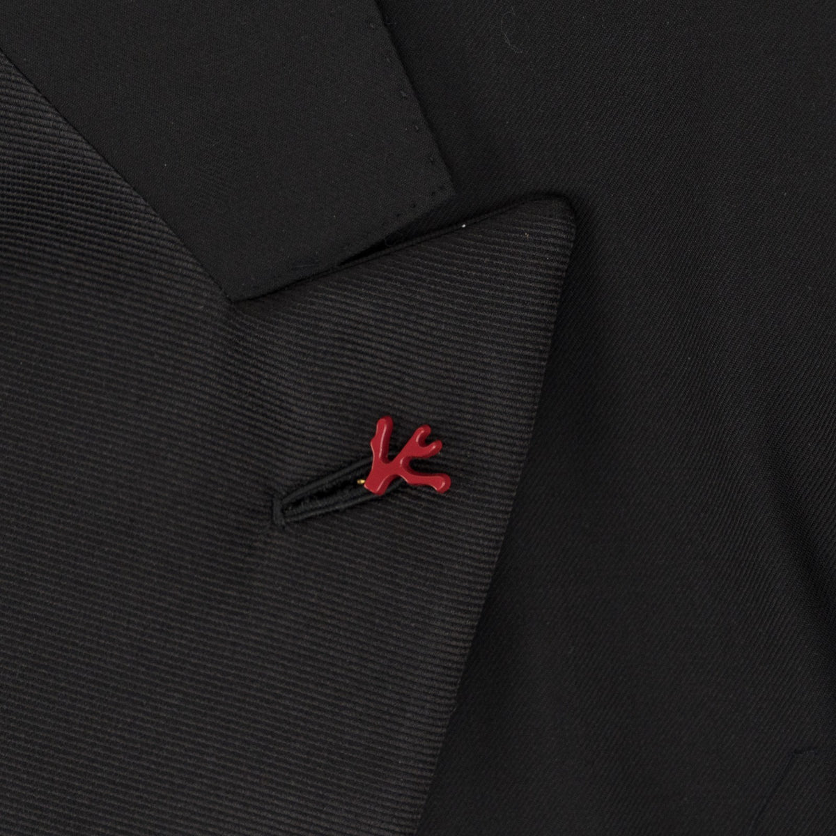$7450 ISAIA Sanita "Aquaspider" Black Tuxedo Suit Wool Water Repellent 8C
