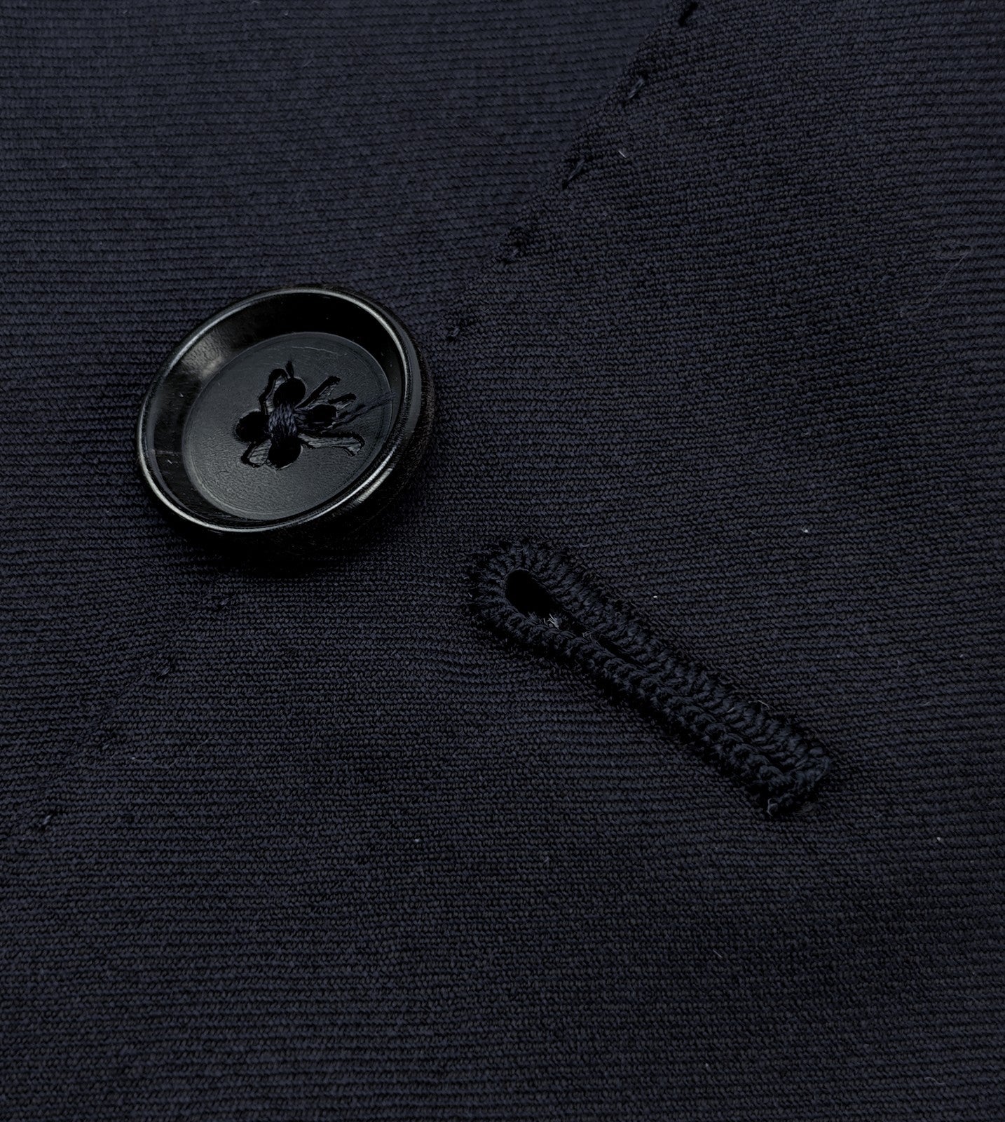$7120 ISAIA NAPOLI Sanita "Aquaspider" Blue Navy Solid Hand-Sewn Suit Wool 8R