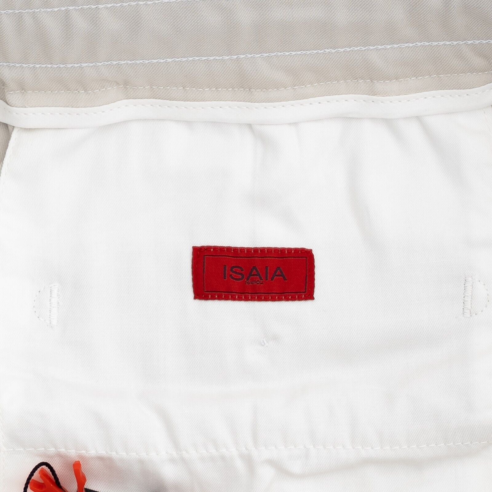 1100$ ISAIA NAPOLI "Iconico" Ice Drawstring Trousers Sport Pant Wool / Cotton