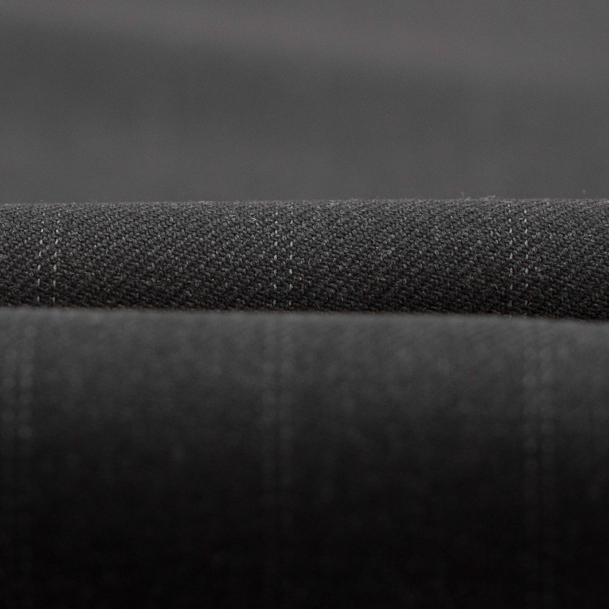 $6850 ISAIA NAPOLI "Gregorio" Dark Gray Suit Hand-Sewn Fine Wool Striped