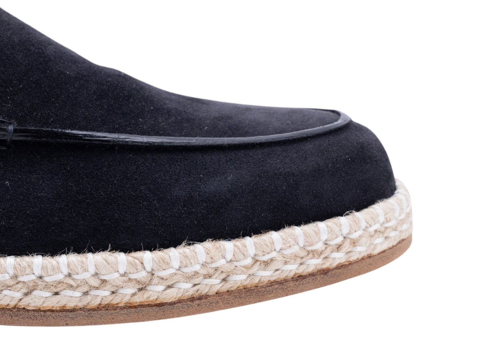 ISAIA NAPOLI Blue Goatskin Suede Loafers Espadrilles 6.5 UK / 7.5 US / 40.5 IT