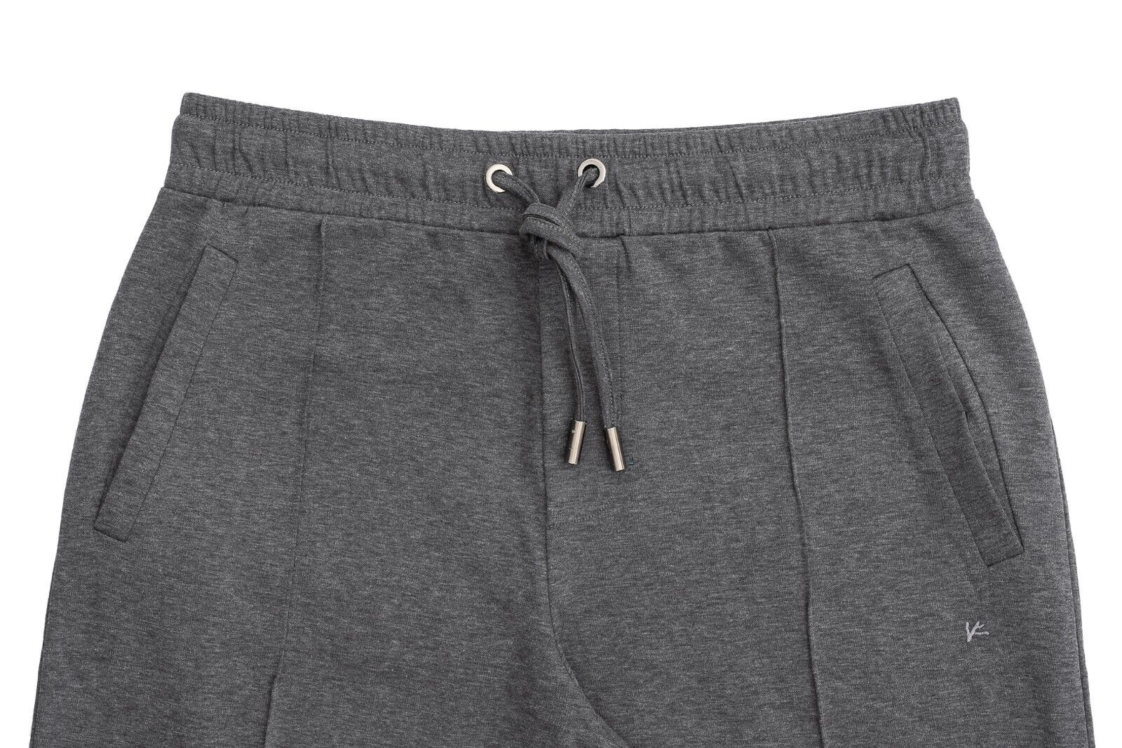 1100$ ISAIA NAPOLI Gray Trackpant Drawstring Jogging Pant Cotton Blend Size L