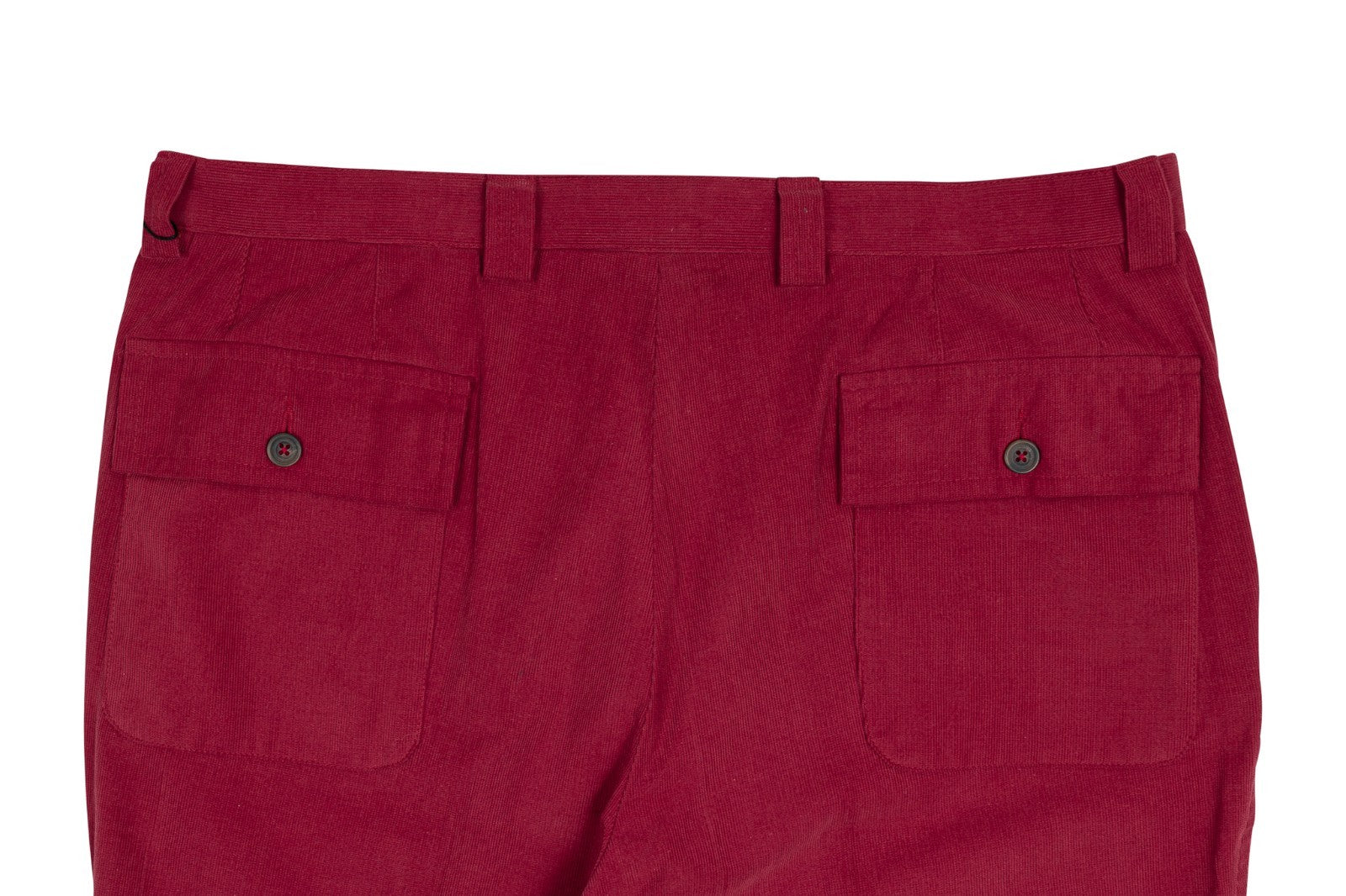 625$ RUBINACCI NAPOLI Red Trouser Pant Cotton Corduroy 36 US / 52 EU