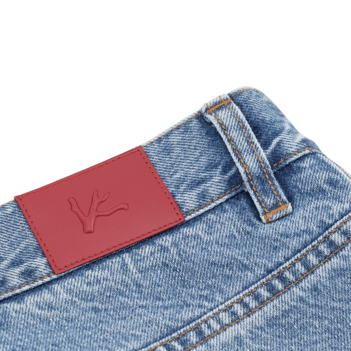 795$ ISAIA NAPOLI Light Blue Denim Jeans 5 Pocket Pant 100% Cotton 30 US / 46 EU