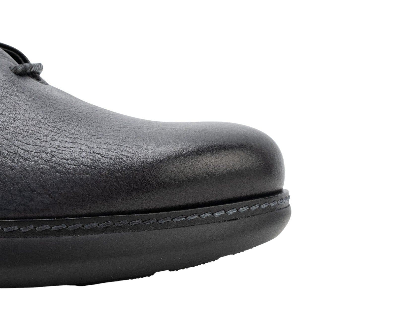 $1150 GIORGIO ARMANI Derby Sneakers Shoes buffered Black 6.5 UK 7.5 US 40.5 IT