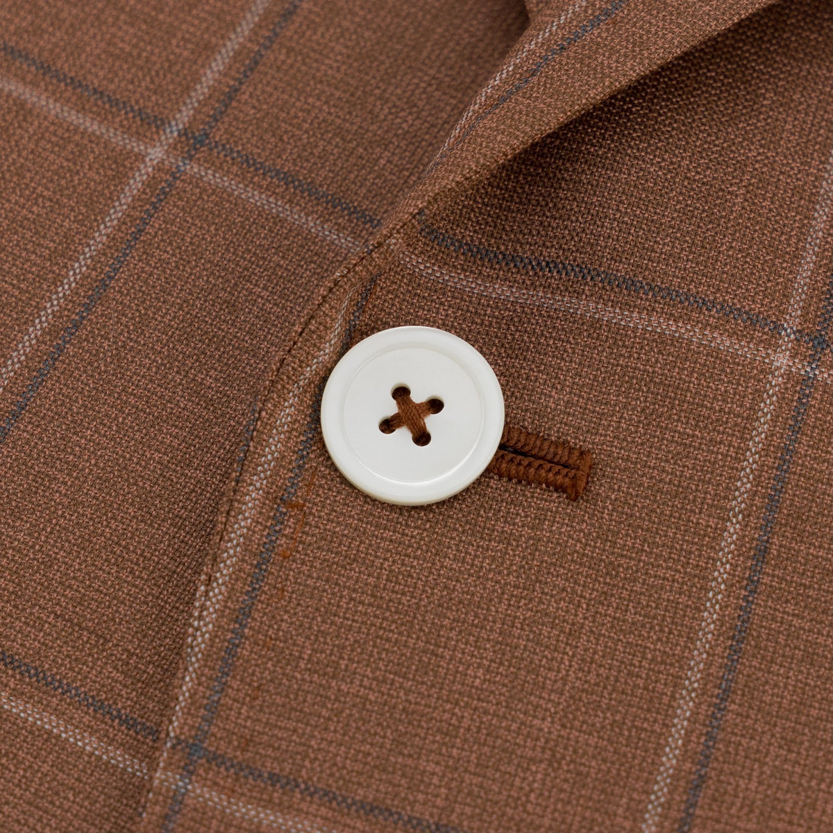 $6450 ISAIA NAPOLI "Capri" Rust Hand-Sewn Suit Fine Wool 38 US / 48 EU 8R
