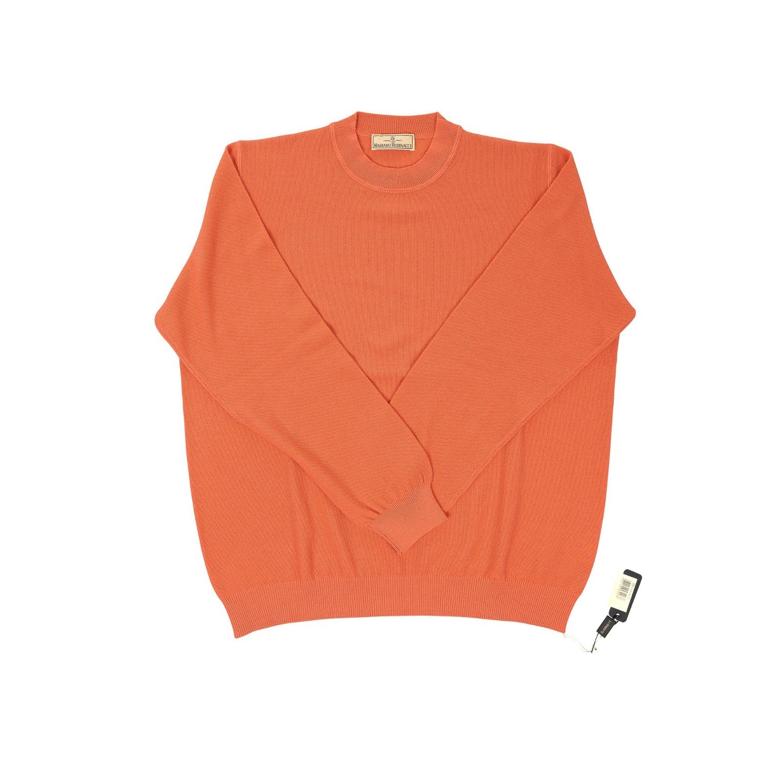 550$ RUBINACCI NAPOLI Coral Sweater Crewneck Knit Wool 44 US / 54 EU