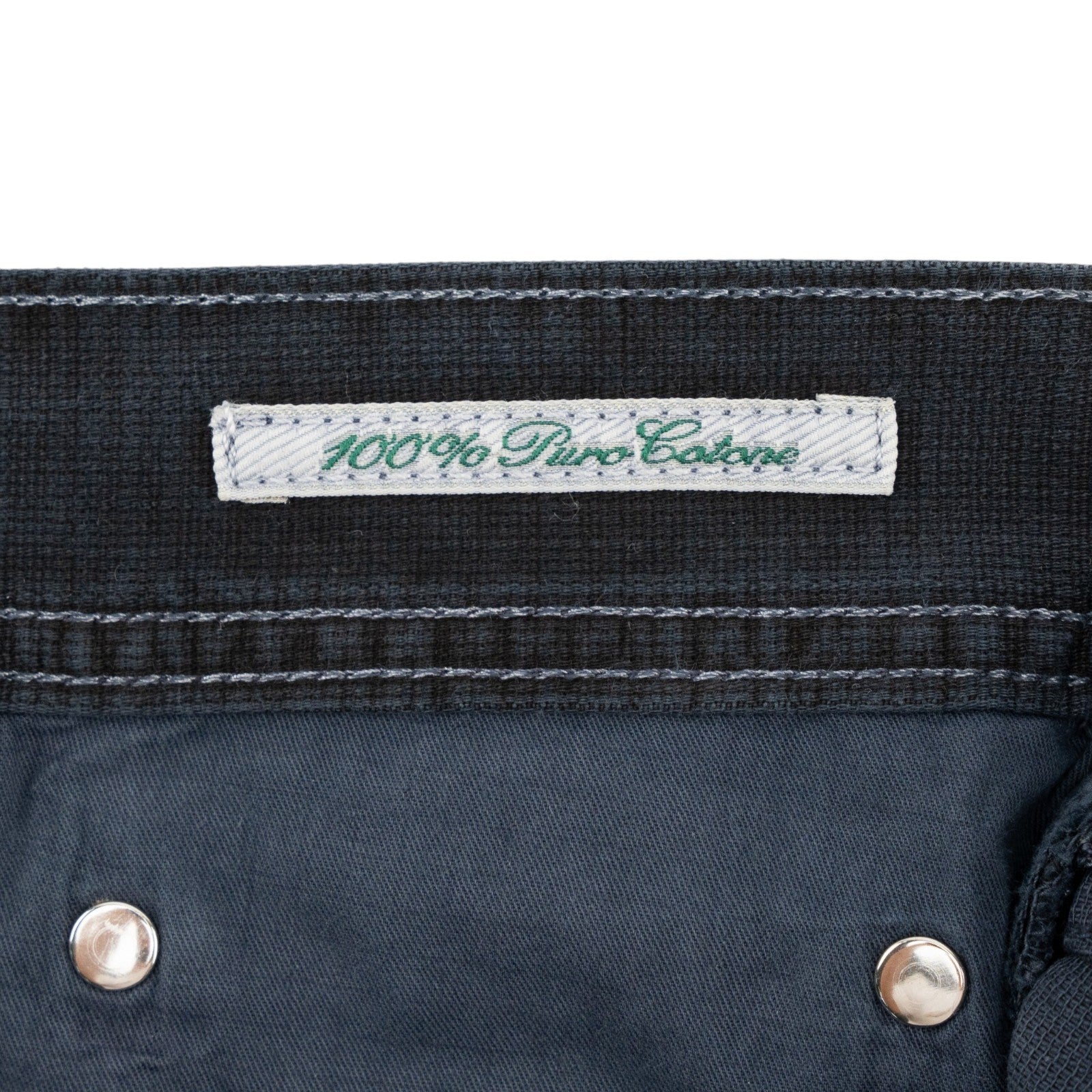 415$ LUIGI BORRELLI NAPOLI Dark Blue Denim 5 Pockets Jeans 36 US / 50 EU