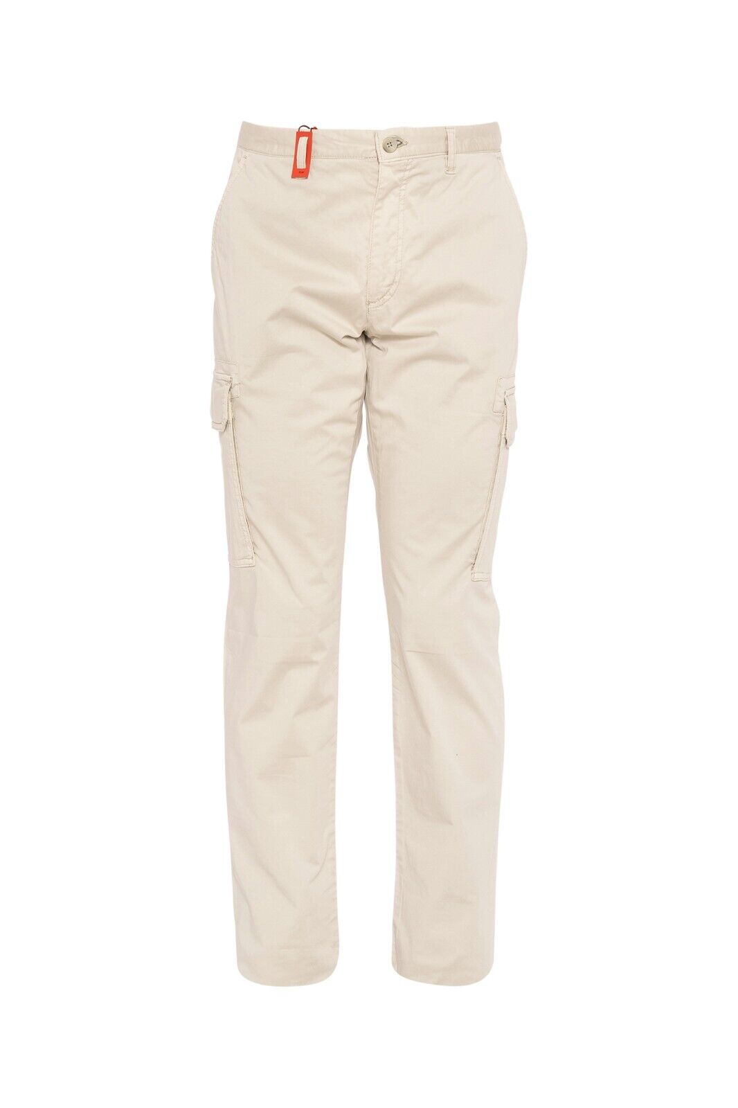 850$ ISAIA NAPOLI Beige Cargo Trouser Sport Pant Cotton Slim Fit