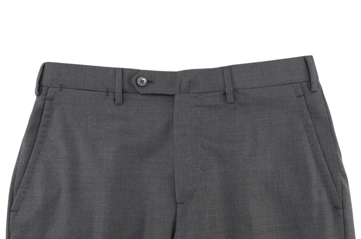 $7120 ISAIA "Gregorio" Gray Hand-Sewn Suit Fine Wool Aquaspider 38 US / 48 EU 7R