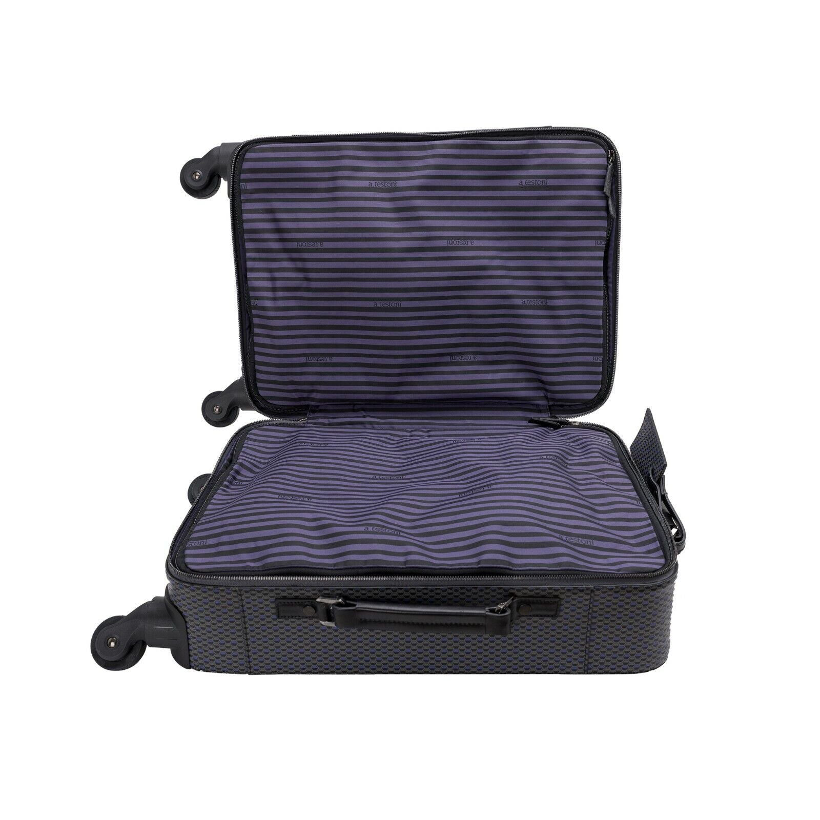 $2950 Testoni Bologna Suitcase Travel Luggage Trolley Cloud OPTICAL Calf