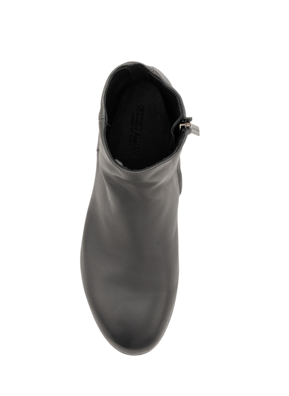 1655$ GIORGIO ARMANI Black Label Ankle Boot Shoes London Smoke Calfskin