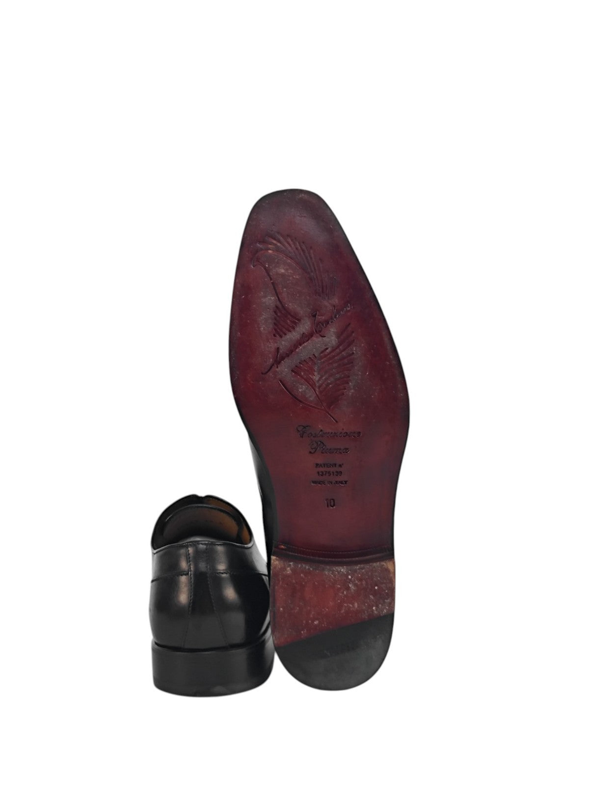 1400$ TESTONI " Valdobbiadene " PIUMA Oxford Shoes Calf 10 UK / 11 US / 44 IT