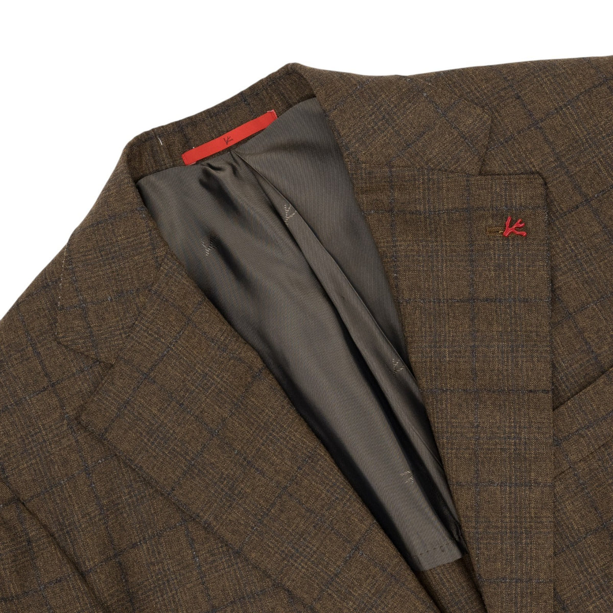 $6600 ISAIA NAPOLI "Marechiaro" Brown Suit Fine & Cashmere 40 US / 50 EU 7R