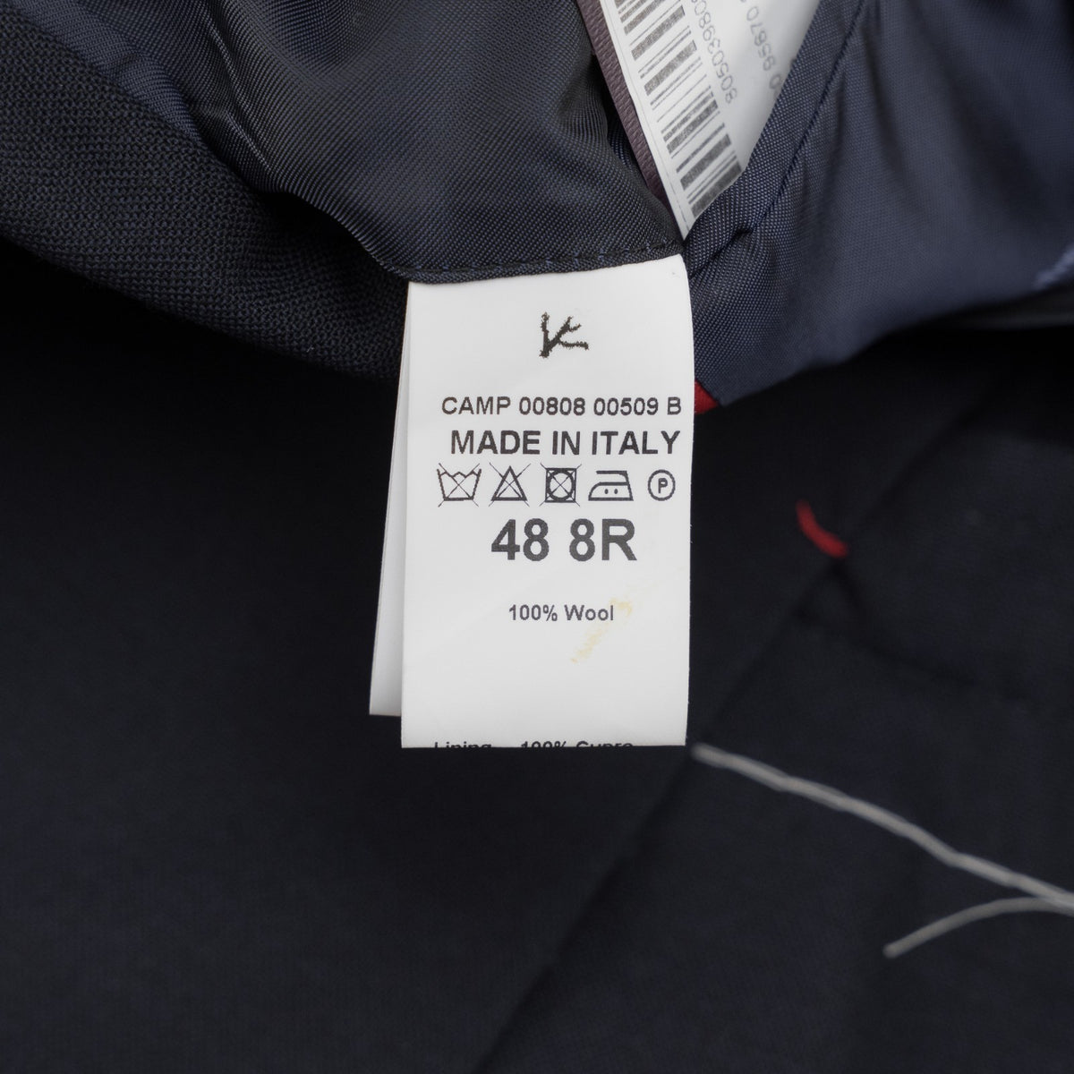 $5725 ISAIA "Capri" Blue Midnight Sport Coat Fine Wool Wide Lapel 38 US 48 EU 8R
