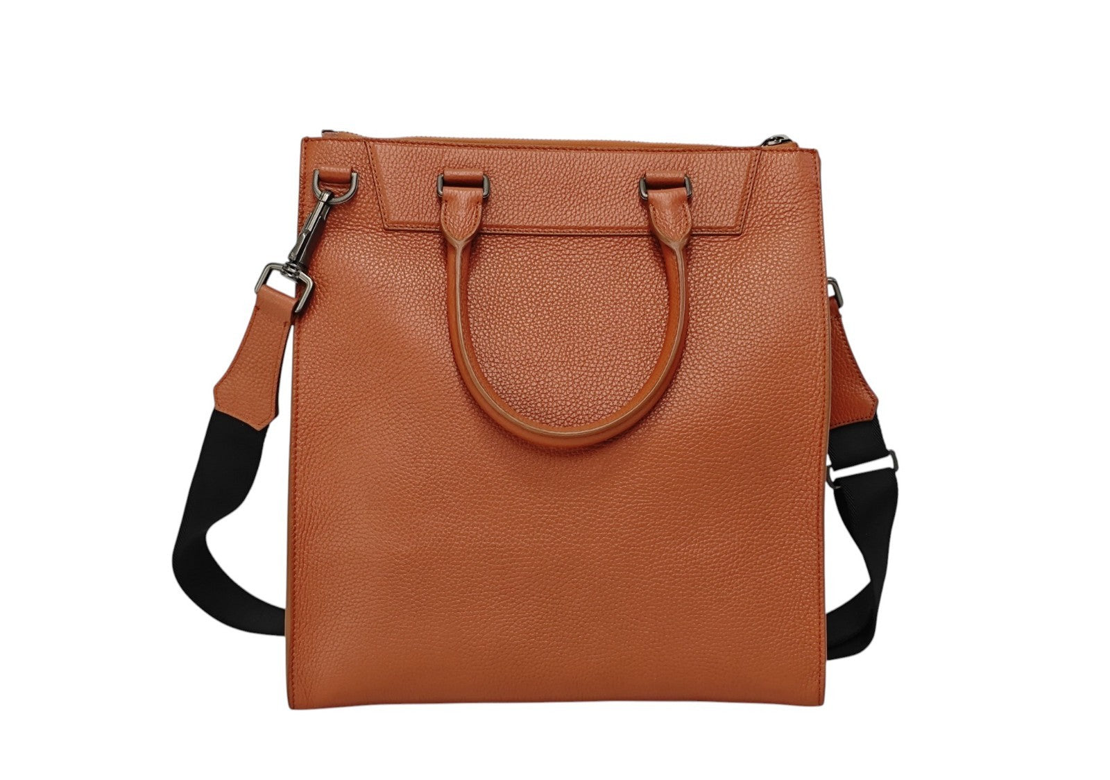 1500$ PINEIDER FIRENZE "Bottolato" PC Briefcase Shopping Tote Bag Grain Calf Rum