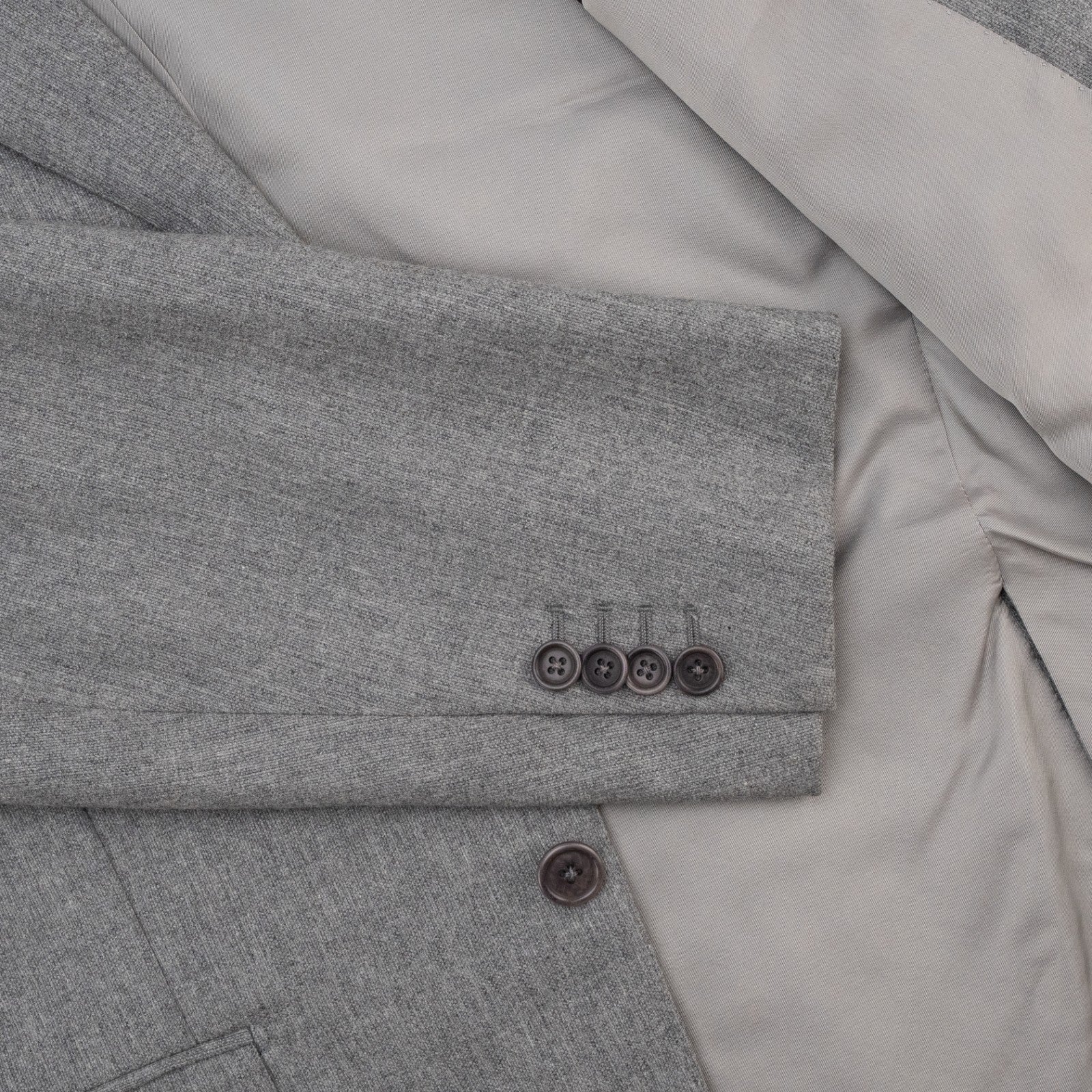 1750$ LEONARD PARIS Jacket Sport Coat Wool Cashmere Gray 42 US / 52 IT 7R