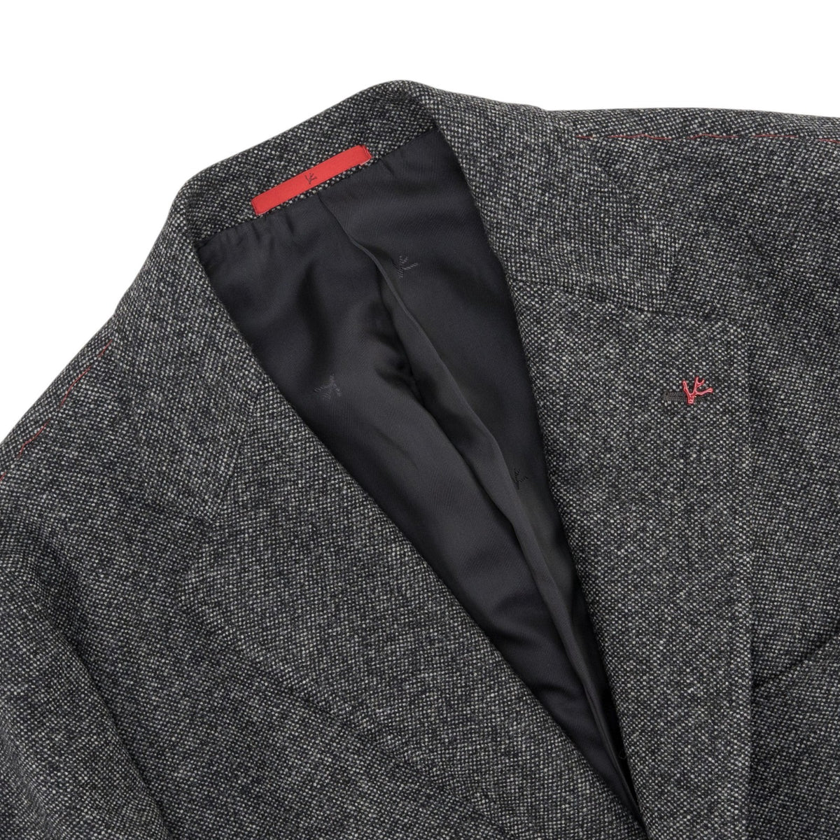7400$ ISAIA NAPOLI Dark Gray Overcoat Coat Wool & Cashmere 42 US / 52 IT