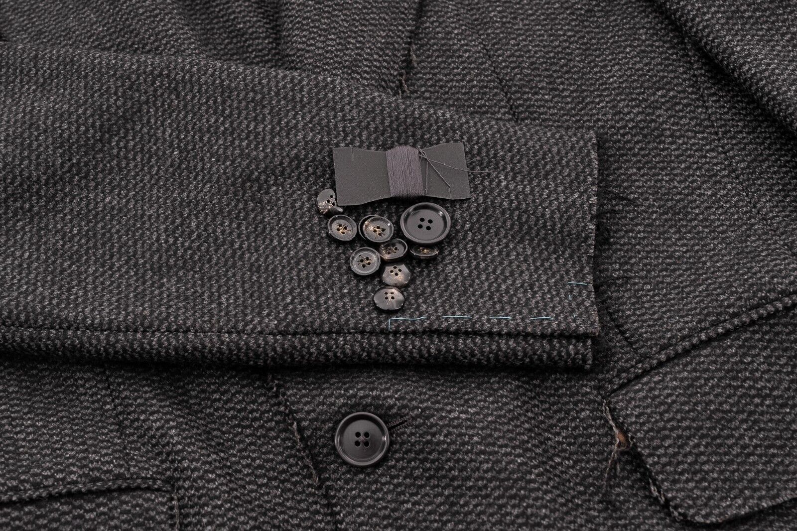 $1900 EIDOS by ISAIA NAPOLI Gray Coat Overcoat Wool Peak Lapel 38 US 48 EU