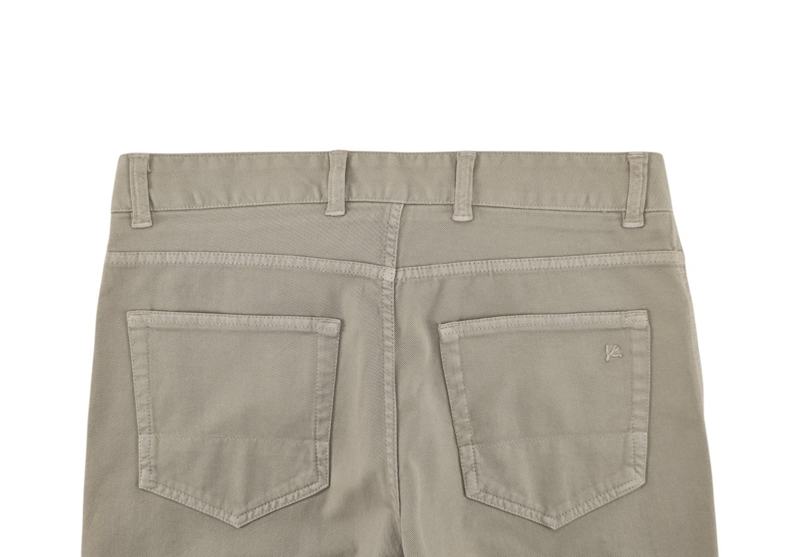 750$ ISAIA NAPOLI Beige 5 Pockets Casual Pant Twill Cotton 34 US / 50 EU R
