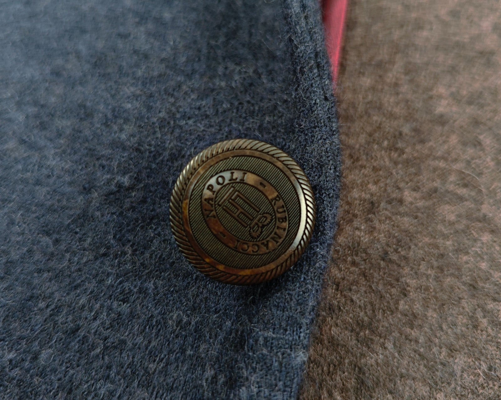 $2200 RUBINACCI NAPOLI Blue Jacket Sport Coat 100% Soft Cashmere 36 US / 46 EU