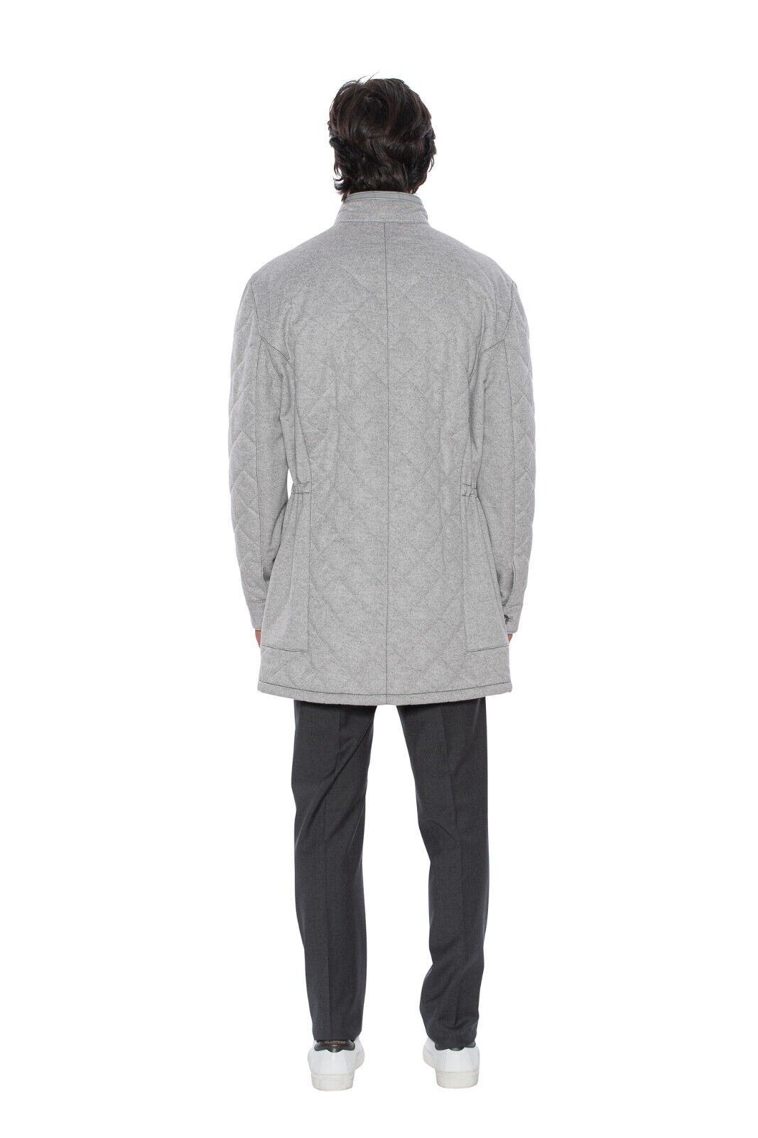 11K HETTABRETZ Jacket Coat 100% Cashmere / Alligator / Mink / SilK 40 US / 50 EU