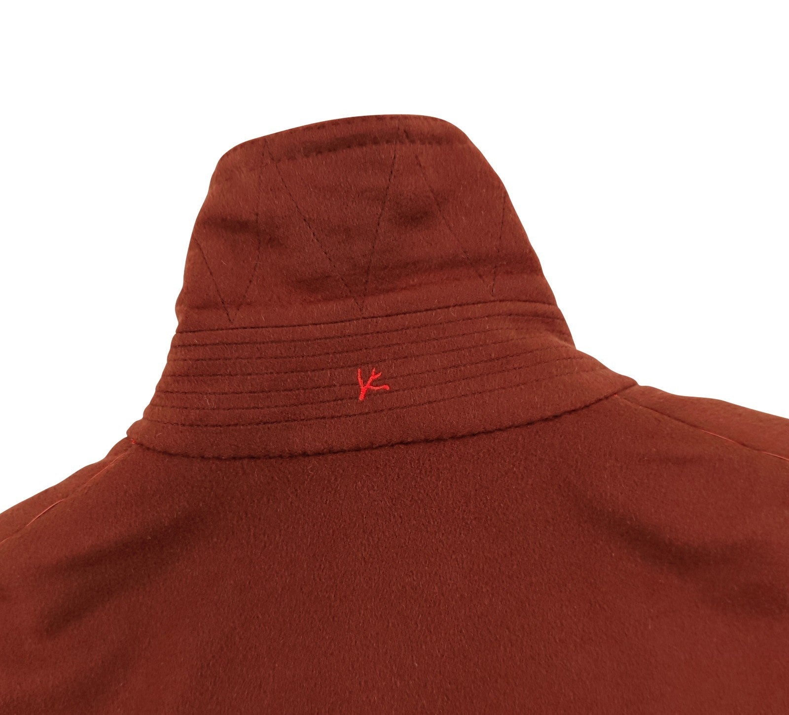 7.2K ISAIA NAPOLI Rust Double Breasted Trench Coat 100% Cashmere 38 US / 48 EU