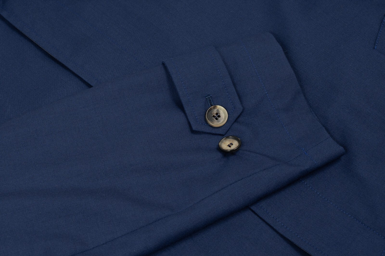 $3200 ISAIA "San Gennaro" Blue Techno Cashmere Jacket Trench Coat 48 US / 58 EU