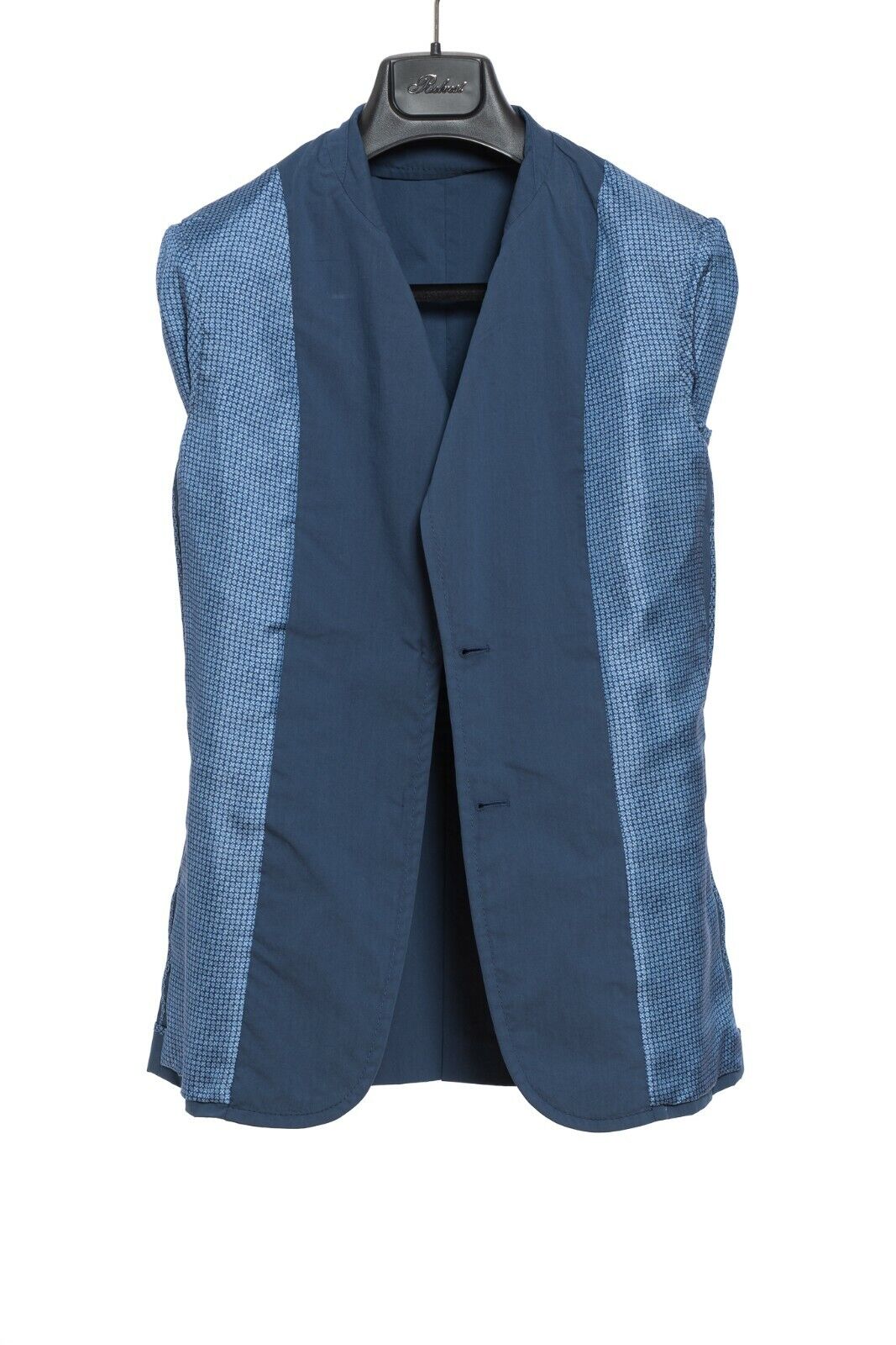 BELVEST Blue Cotton Woman Martingale Jacket Lined in Silk 42 IT / 6 US / 38 FR
