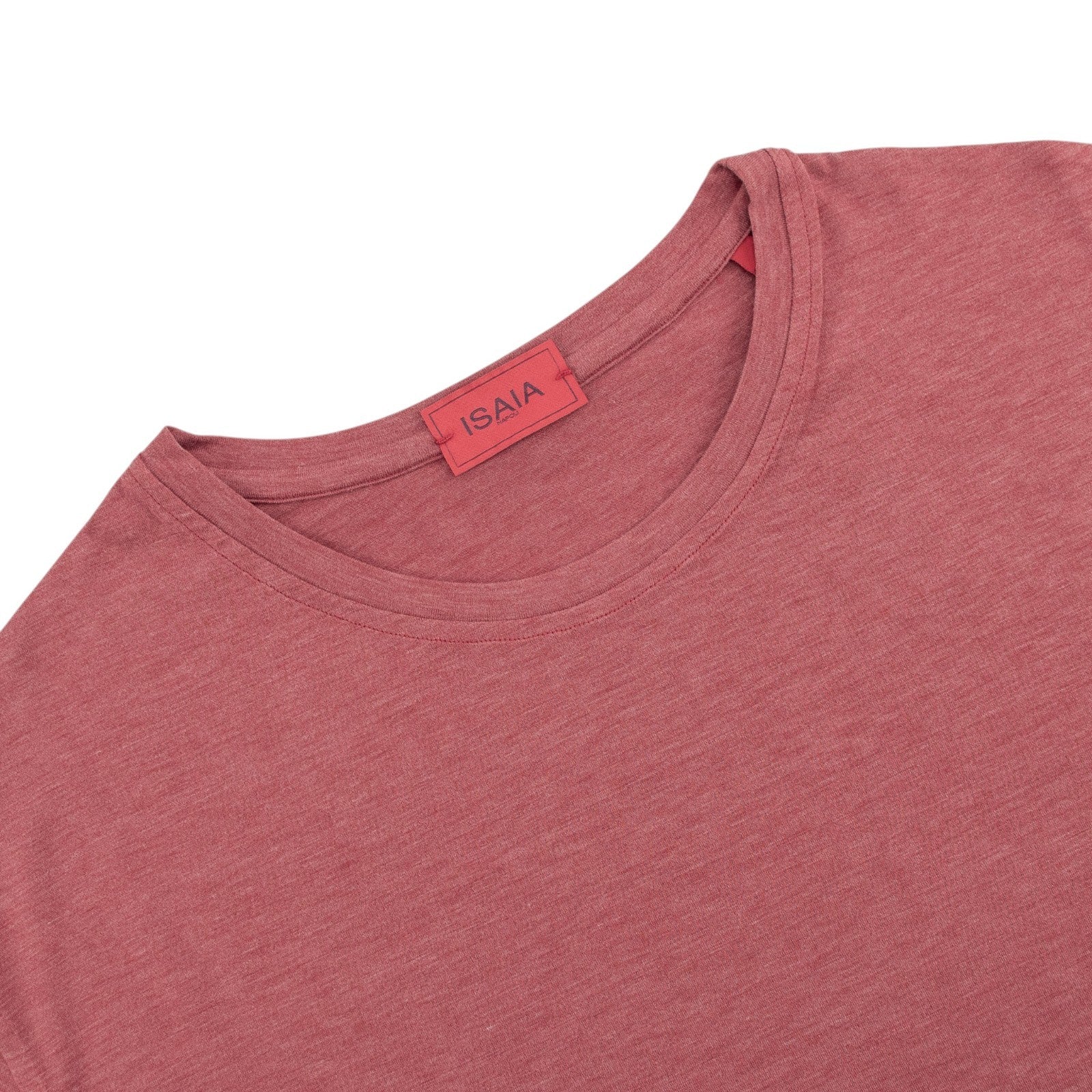 750$ ISAIA NAPOLI Pomegranate T-Shirt Jersey Cotton / Silk 3XL - Made in Italy