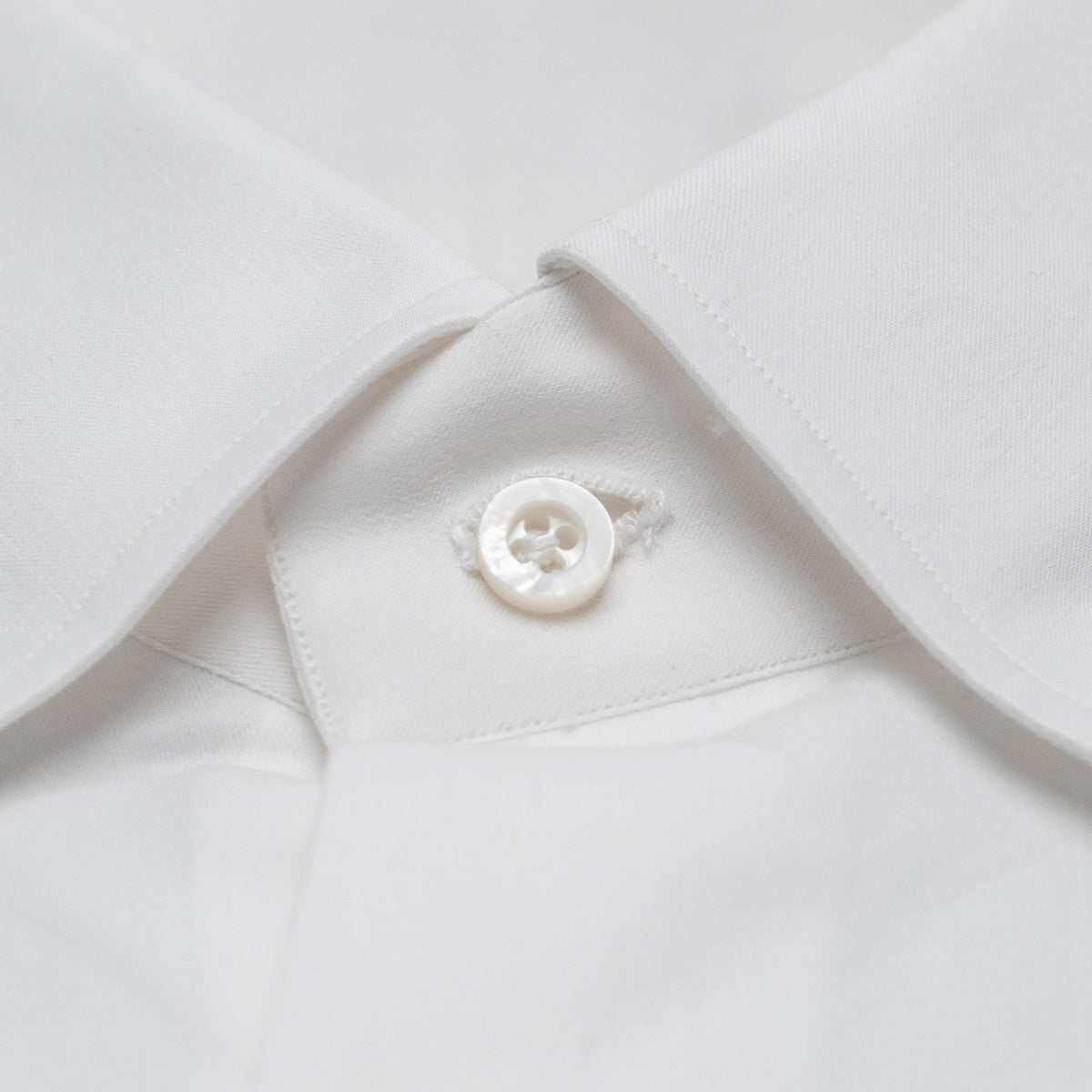780$ ISAIA "Mix" Dress Shirt Button Down White Soft Cotton / Silk 15.5 - 39