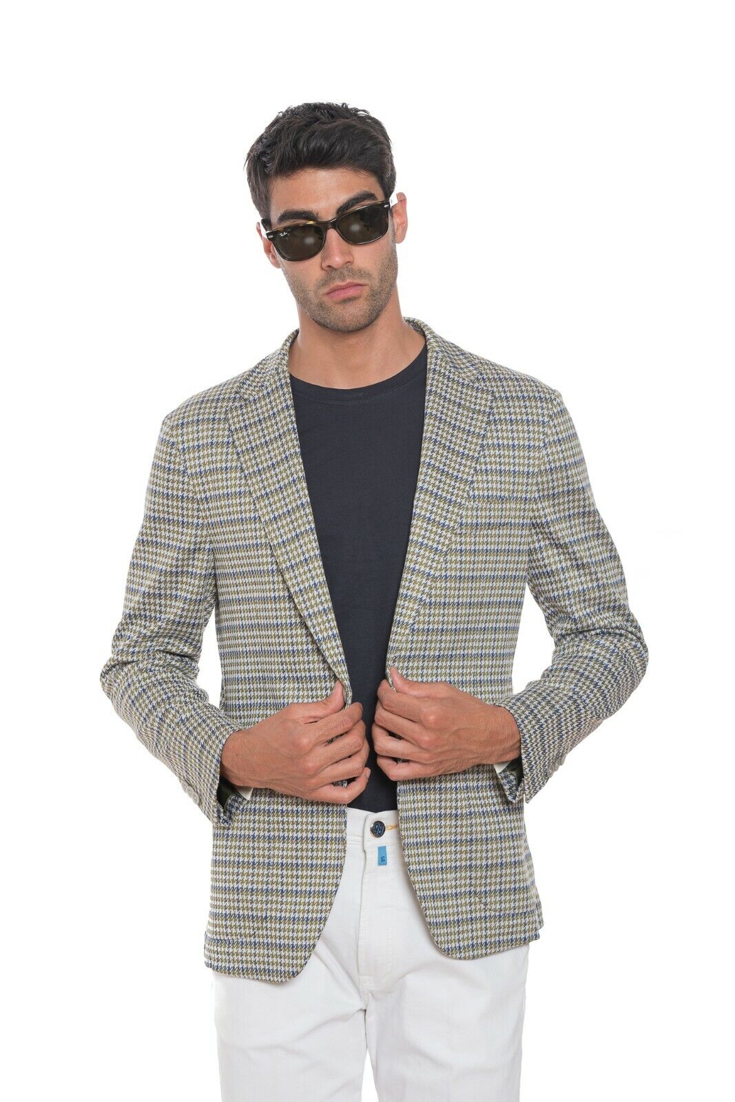$1940 BELVEST Jacket TWEED Cotton / Linen 40 US / 50 EU 8R Slim JACKETINTHEBOX