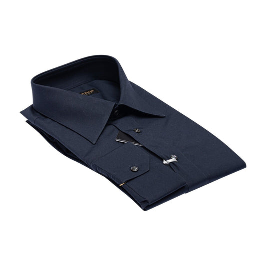 690$ GERLIN x GENTLEMAN Shirt Dark Blue T.MASON Fine Cotton 2B BIJAN