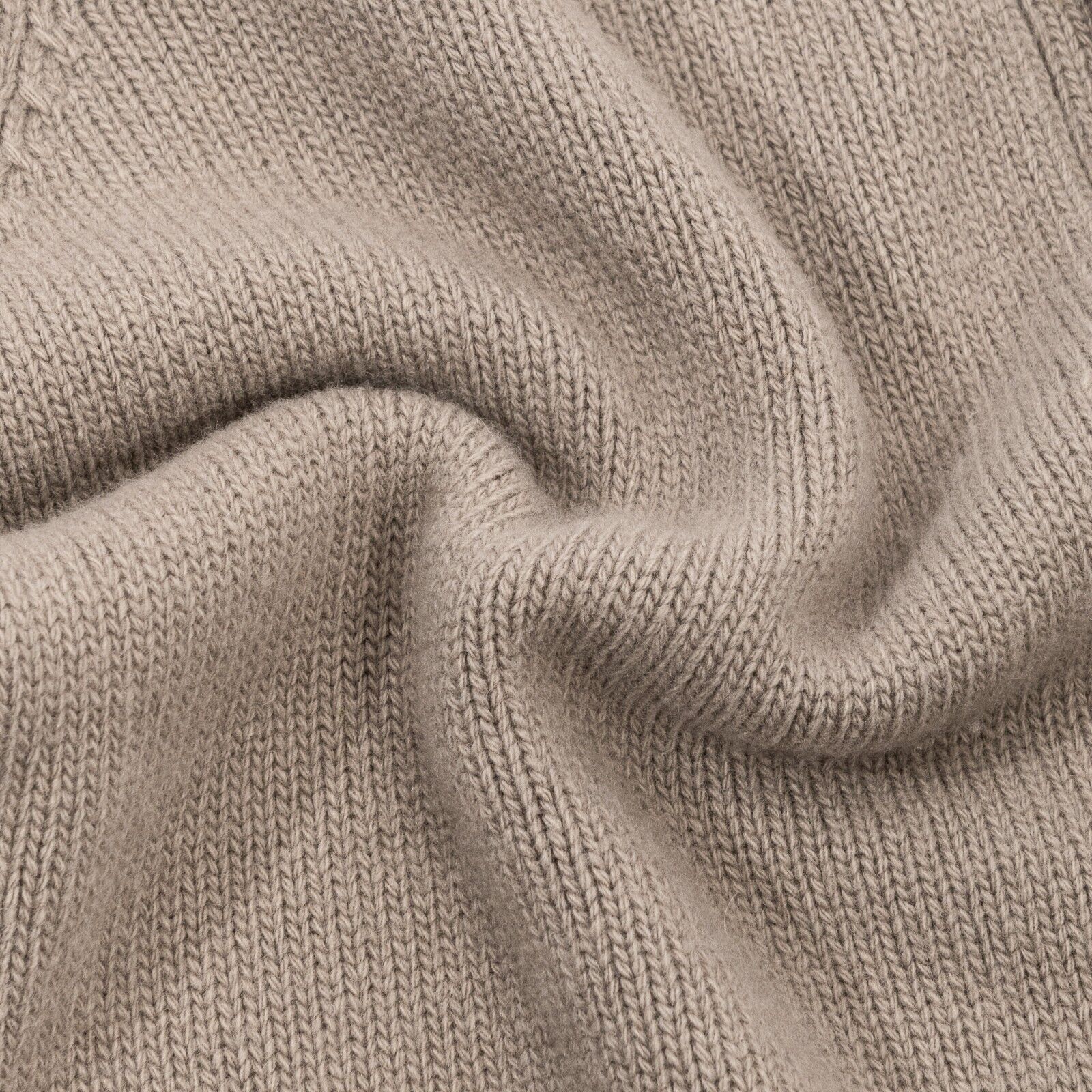 $1800 FEDELI CASHMERE Dove Gray Cardigan Jacket Thick 100% Cashmere 40 US 50 EU