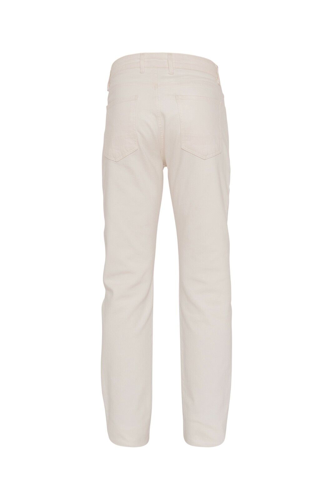 690$ ISAIA NAPOLI Ivory 5 Pockets Denim Jeans Trousers Pant Cotton 32 US / 48 EU