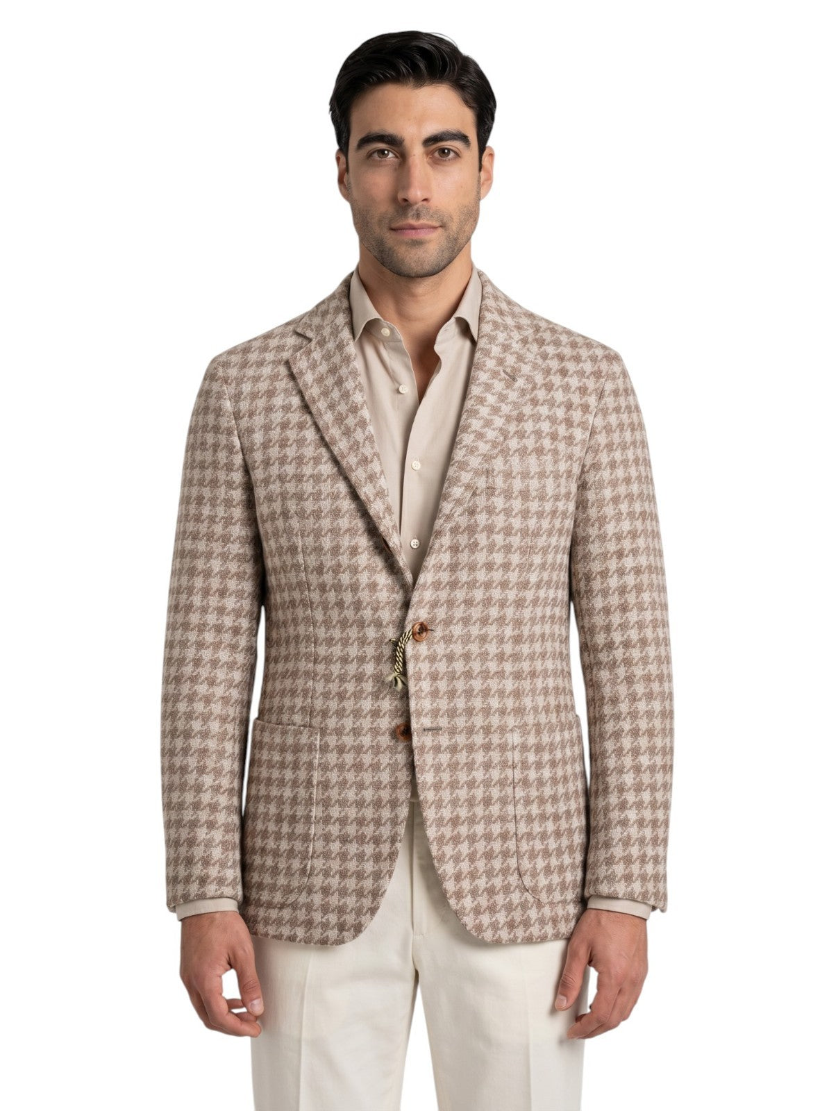2200$ SARTORIO KITON NAPOLI Beige Jacket Sport Coat Alpaca Blend
