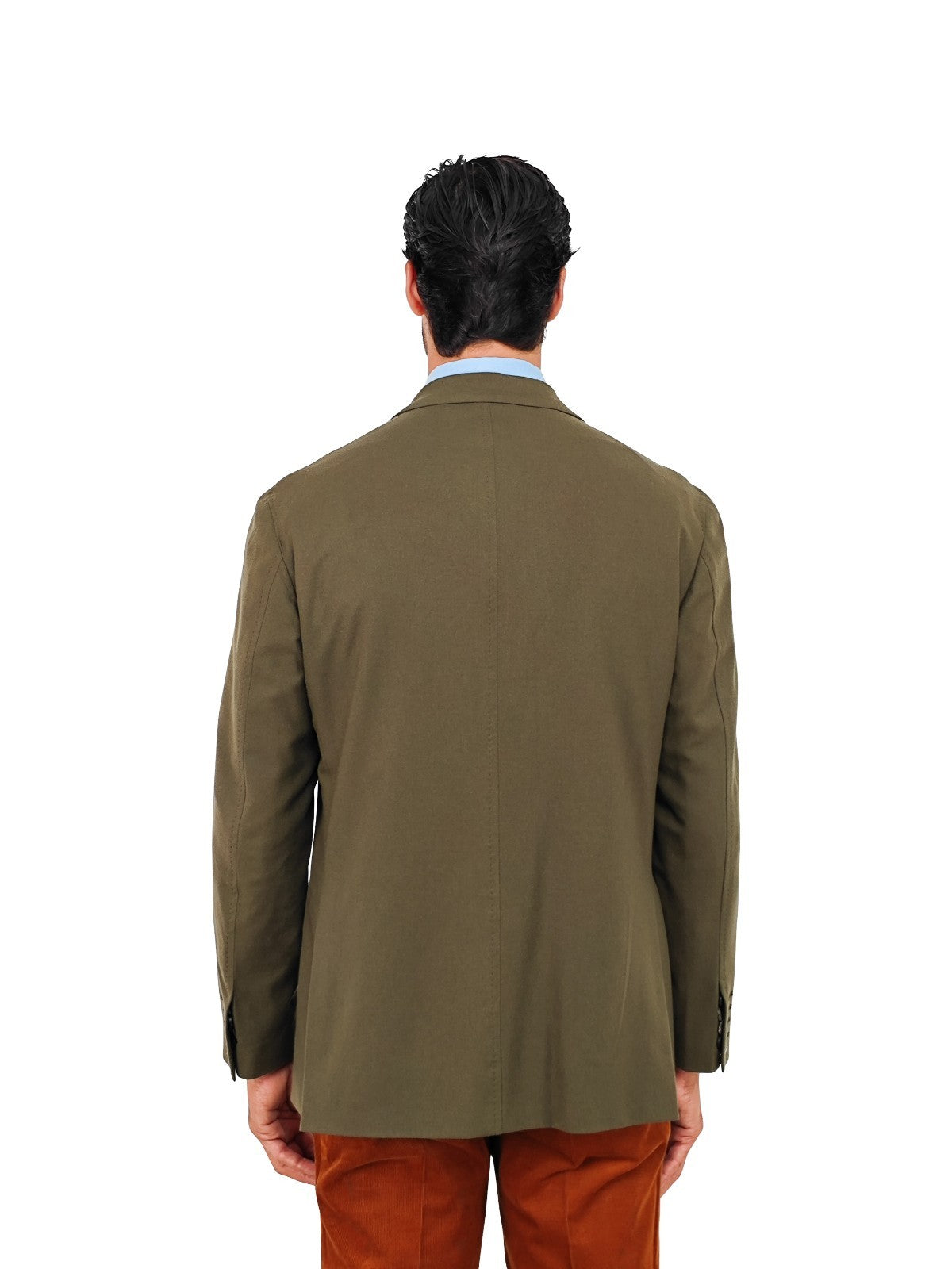 $1950 RUBINACCI NAPOLI Dark Green Jacket Sport Coat Cashmere Wool 42 US 52 EU