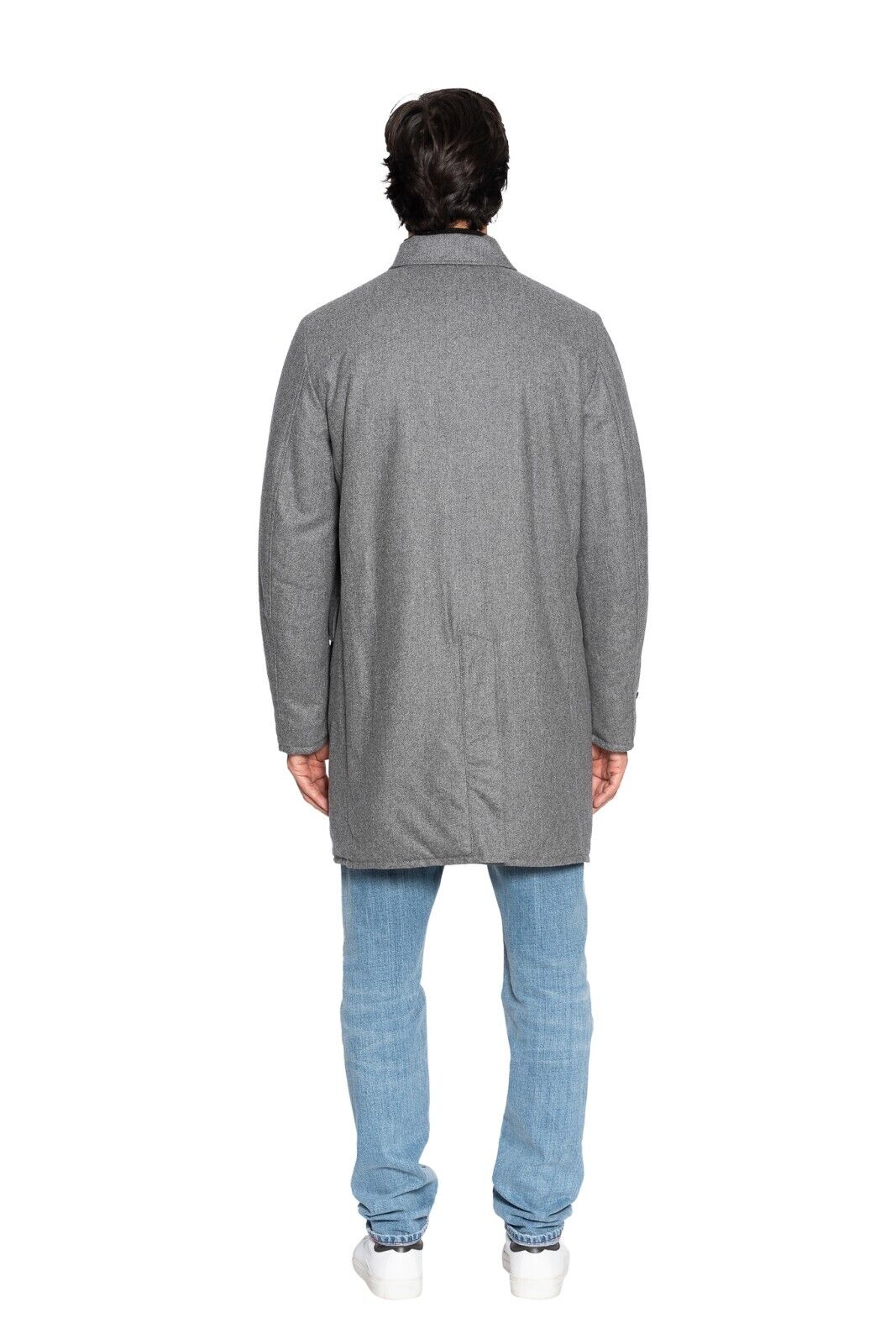 850$ MI.DA TOKYO-FIRENZE Parka Coat Reversible Wool Water Repellent 40 US 50 EU