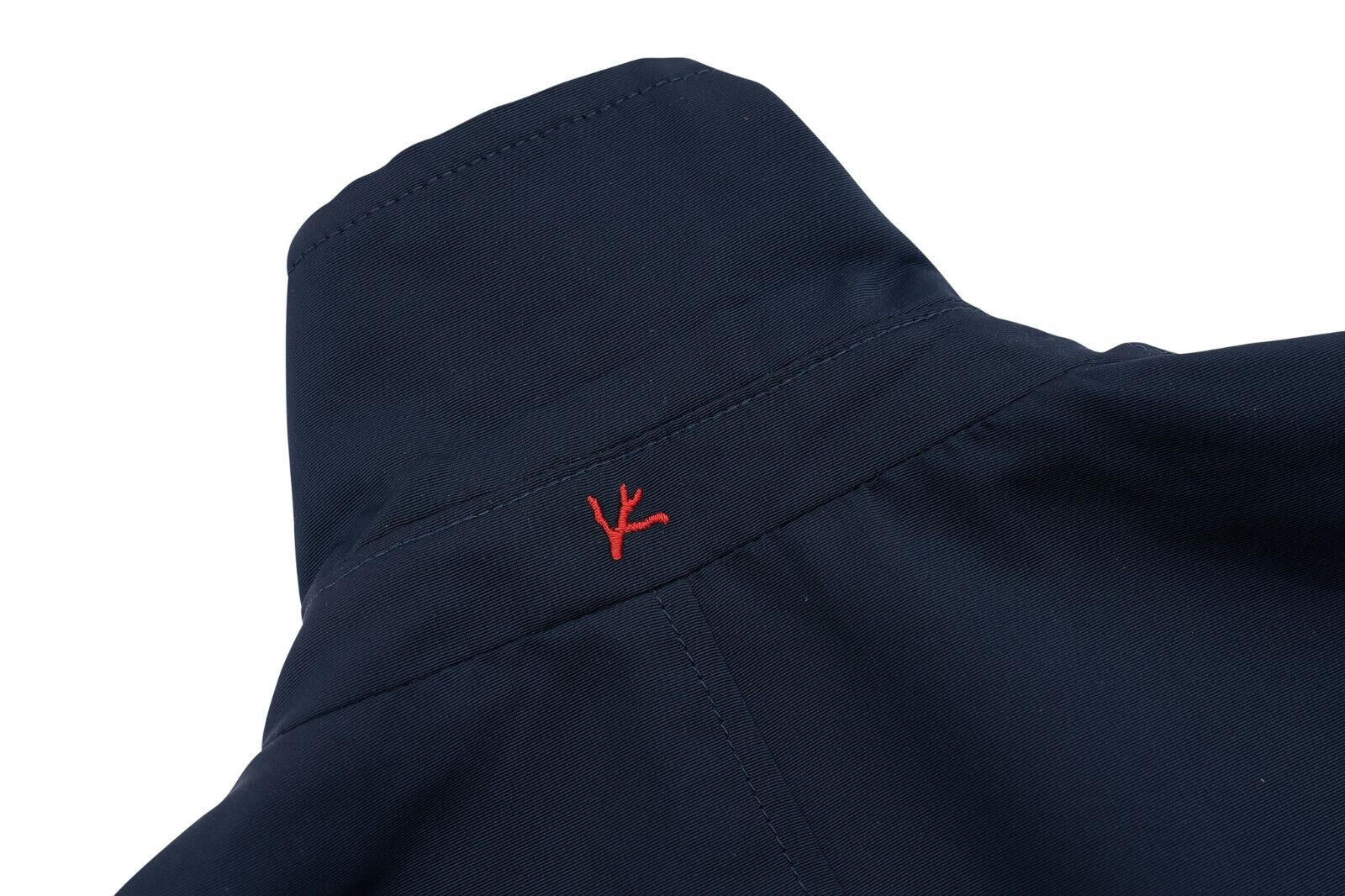 $2400 ISAIA NAPOLI Blue Techno Coat Carcoat Water Water Repellent 44 US / 54 EU