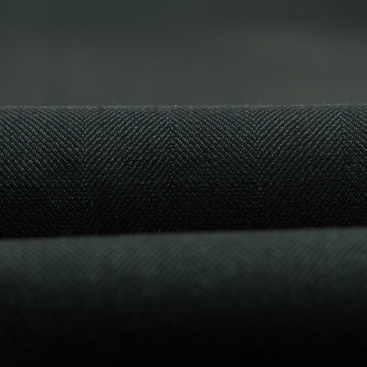 $7155 ISAIA "Sanita" Dark Green Suit Hand-Sewn Fine Wool & Silk Herringbone