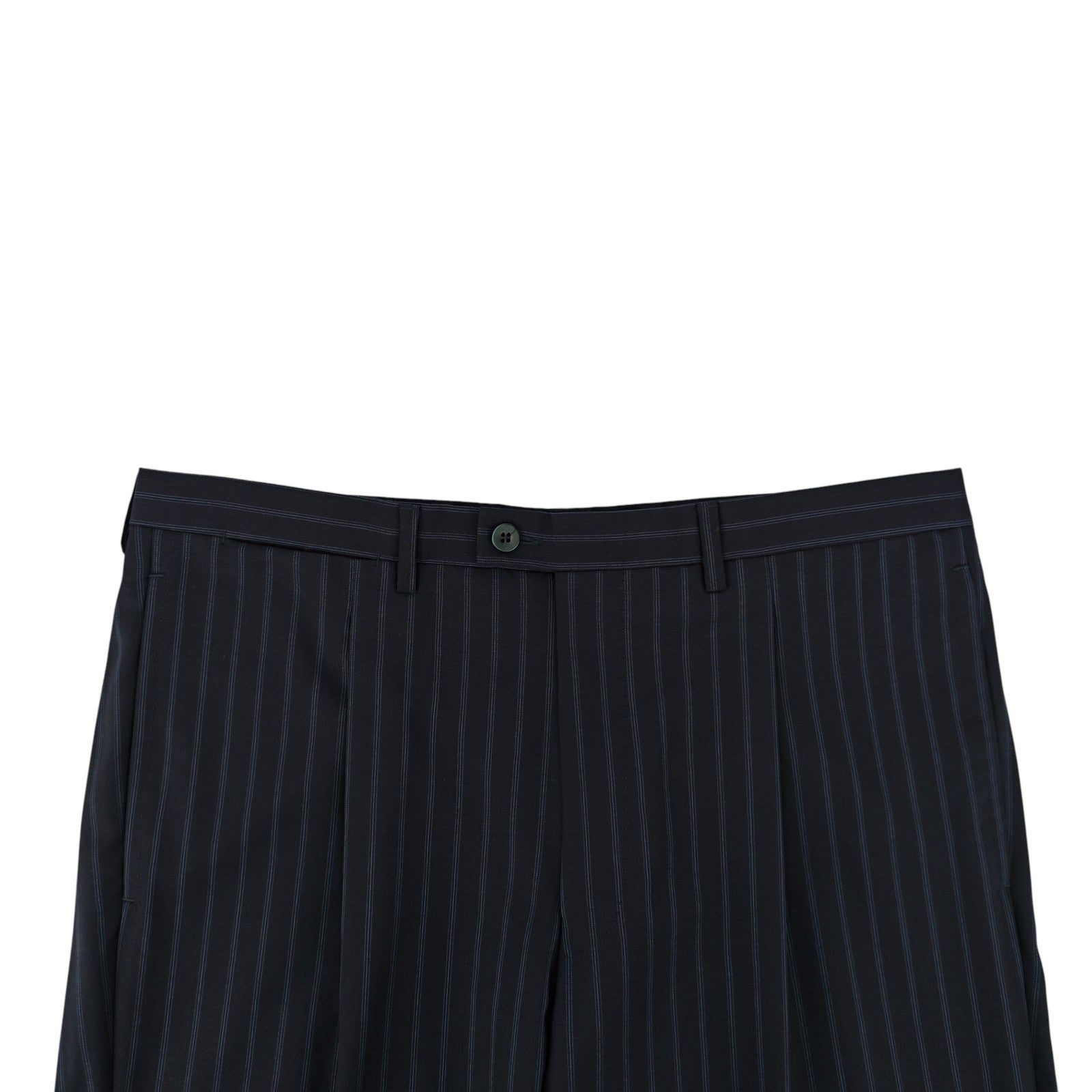 2800$ SARTORIO NAPOLI by KITON Blue Handmade Suit Wool Pinstripe 40 US 50 IT