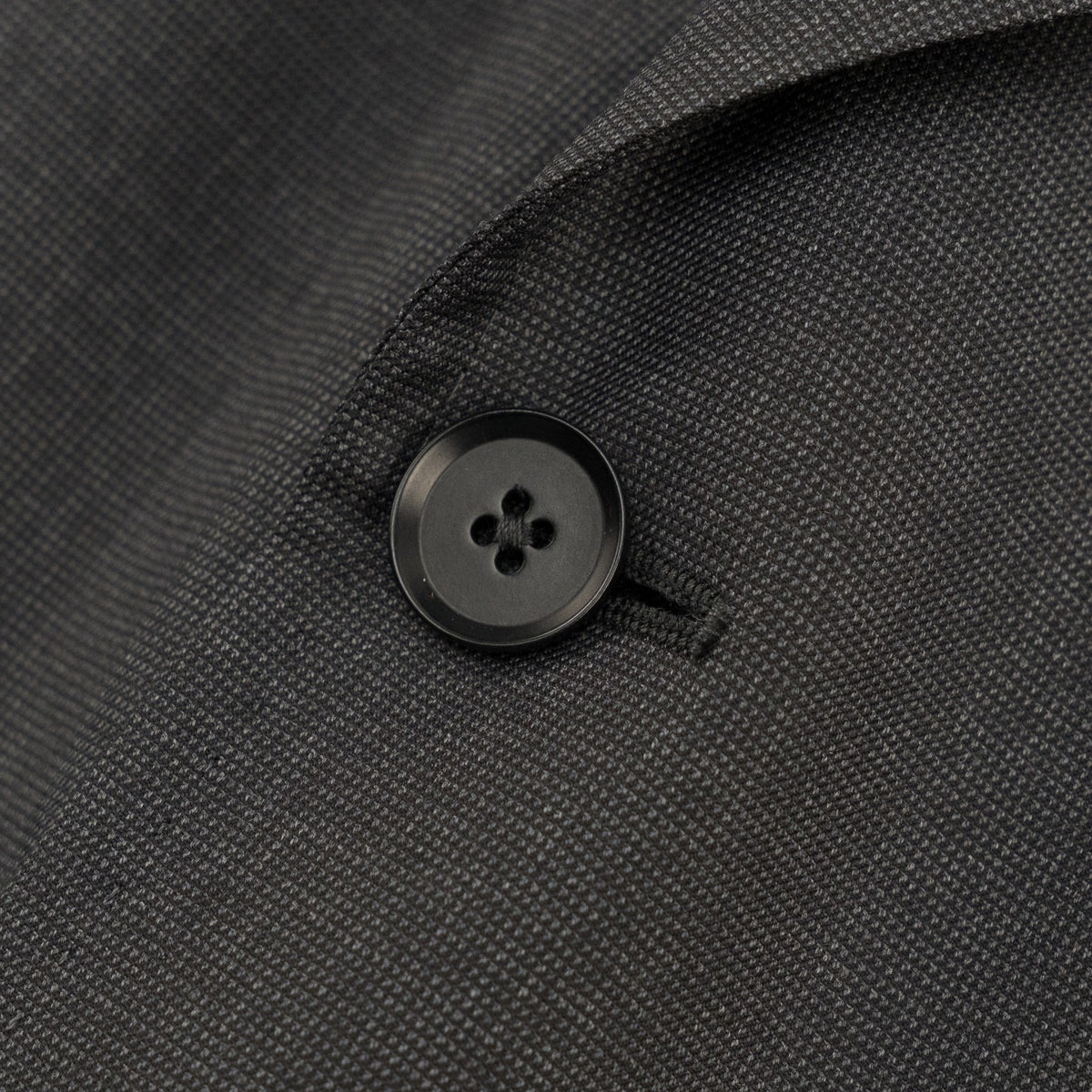 $6850 ISAIA NAPOLI "Capri" Dark Gray Suit Hand-Sewn Fine Wool Textured
