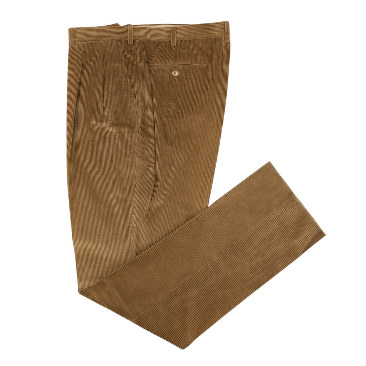 700$ BURBERRY Brown Corduroy Trousers Pant Cotton Relaxed Fit 42 US / 58 EU