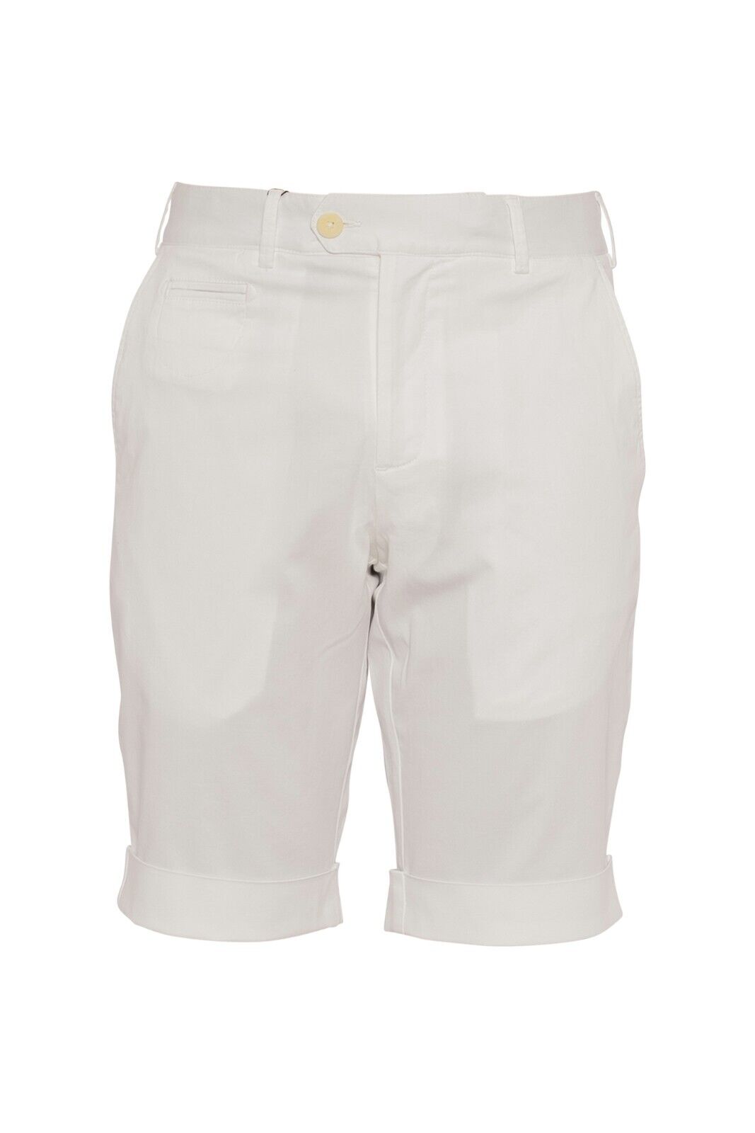 650$ ISAIA NAPOLI White 5 Pockets Chino Sport Short Pant Cotton Made in Italy