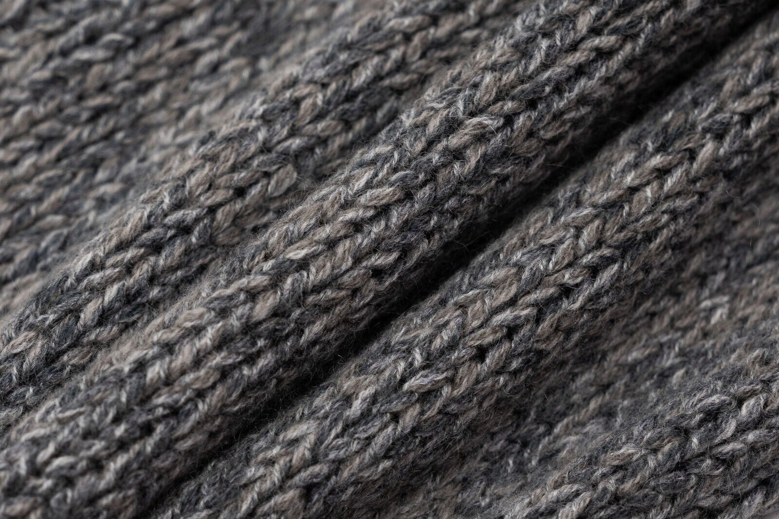 $2000 FEDELI "Favonio" Gray Cardigan Sweater Zip 100% Cashmere 40 US / 50 EU