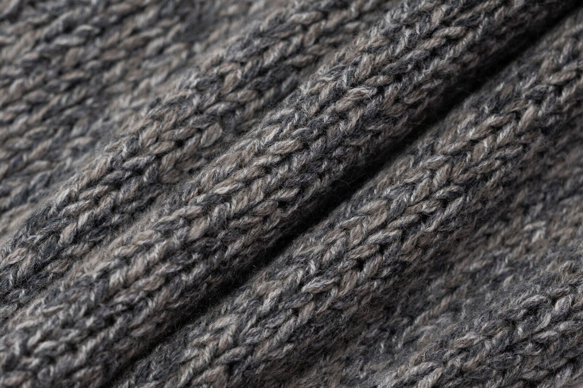 $2000 FEDELI "Favonio" Gray Cardigan Sweater Zip 100% Cashmere 40 US / 50 EU
