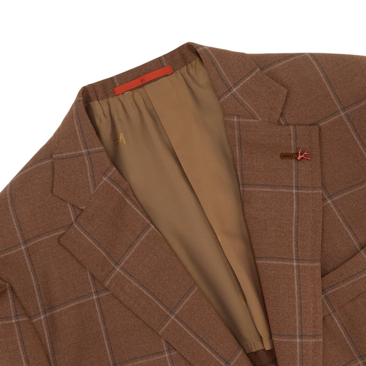 $6450 ISAIA NAPOLI "Capri" Rust Hand-Sewn Suit Fine Wool 38 US / 48 EU 8R