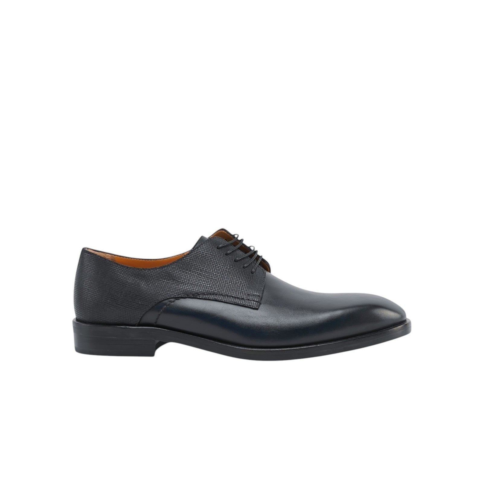 1250$ TESTONI Derby Shoes Calf Blue Navy 8 UK / 9 US / 42 IT