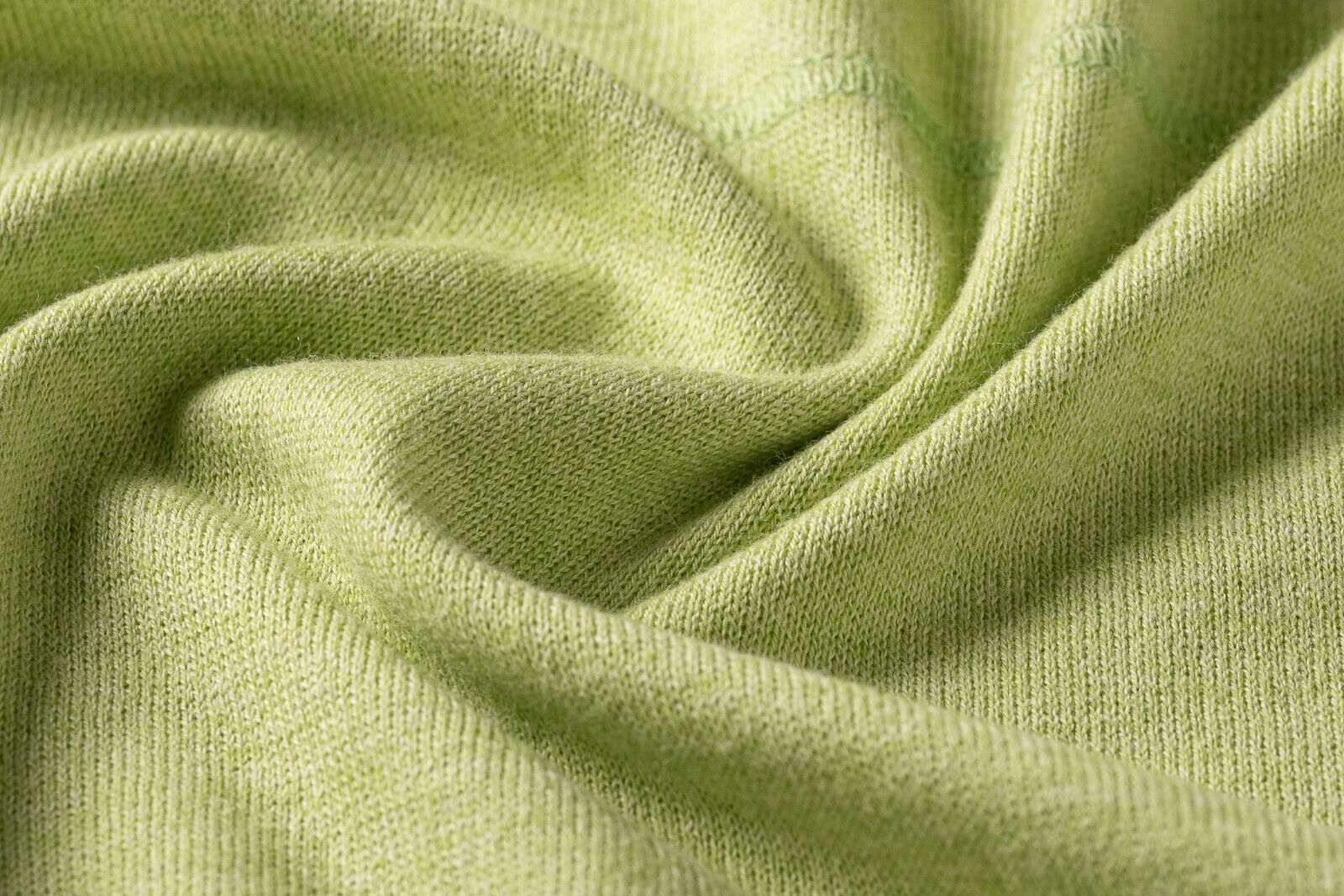 Luxury FIORONI CASHMERE Sweater Sleeveless Lime "Sea Island Cotton" 44 US 54 EU