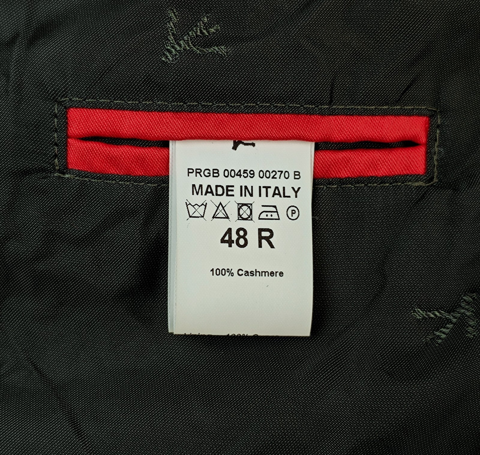 6200$ ISAIA NAPOLI Green Coulisse Zip Field Jacket 100% Cashmere 38 US / 48 EU